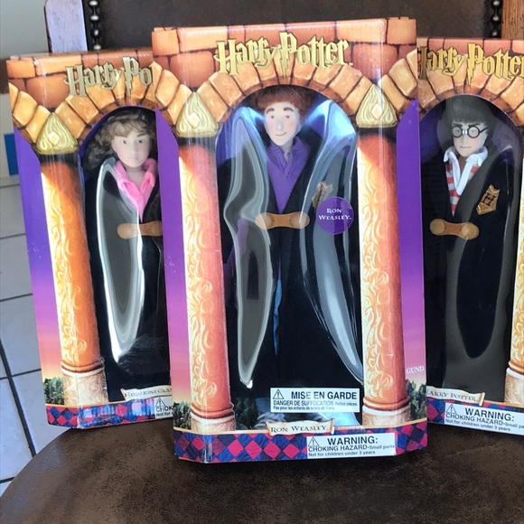 Gund Other - 🎉 HP 11/29/21 🎉NIB Set of 3 Harry Potter dolls by Gund